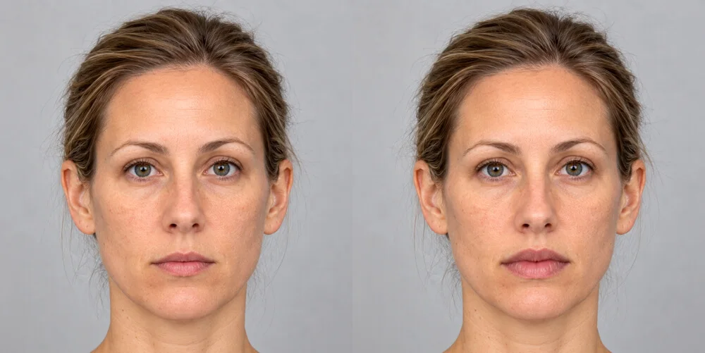 Lip augmentation simulated with Plastic Surgery Simulator